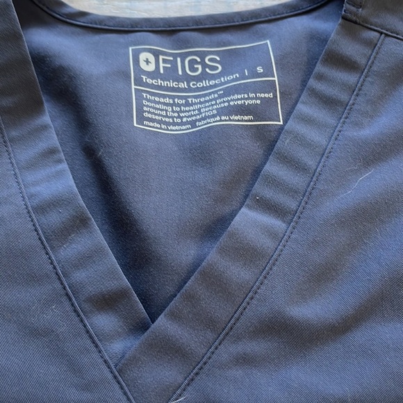 Blue gray small fig top - Picture 2 of 2